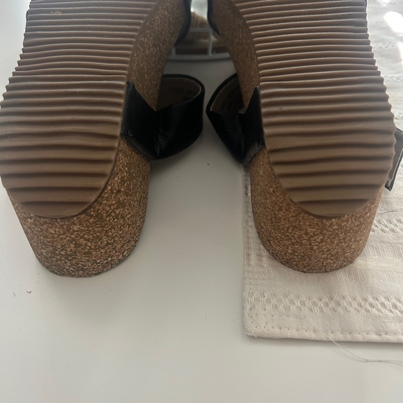 Boutique by Corky’s Wedge Sandals Size 7 Black - Picture 14 of 15
